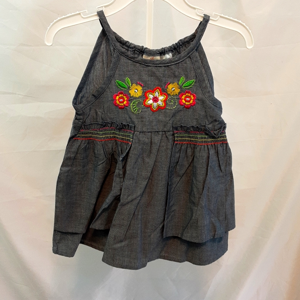 Infant girls 2 piece dress and underpants set size 6-9 mos new with tags